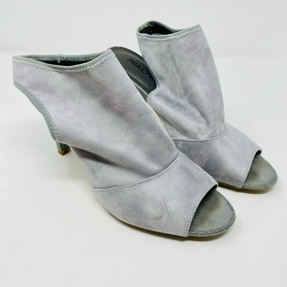 Elegant Gray Women's Heels Size 9.5